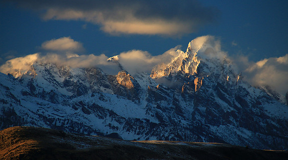 The Tetons over Jackson