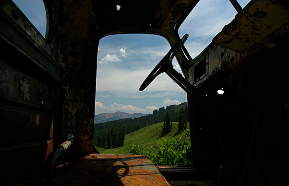 Old Truck above Crested Butte, CO